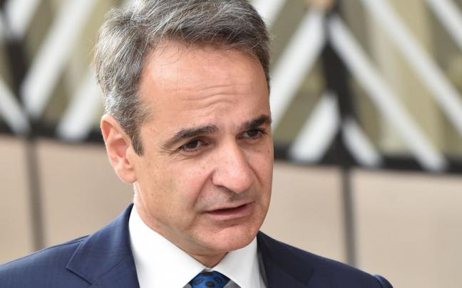 El primer ministro griego Kyriakos Mitsotakis. El primer ministro griego Kyriakos Mitsotakis.
