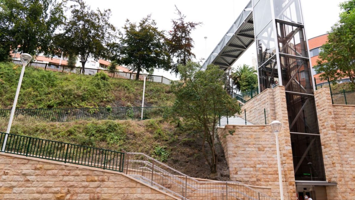Foto del ascensor situado en Uribarri