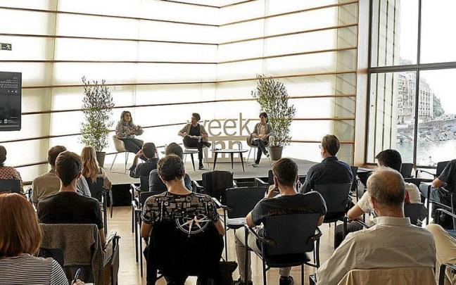 Uno de los actos de la edición anterior de la Donostia WeekINN, en el palacio del Kursaal.