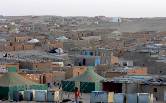Vista de uno de los campamentos de refugiados saharauis en Tinduf (Argelia). Vista de uno de los campamentos de refugiados saharauis en Tinduf (Argelia).