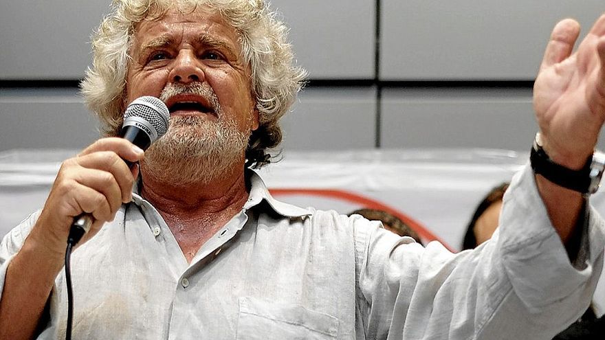 El cómico Beppe Grillo fundó en 2009 el Movimiento 5 Estrellas (M5S). | FOTO: AFP