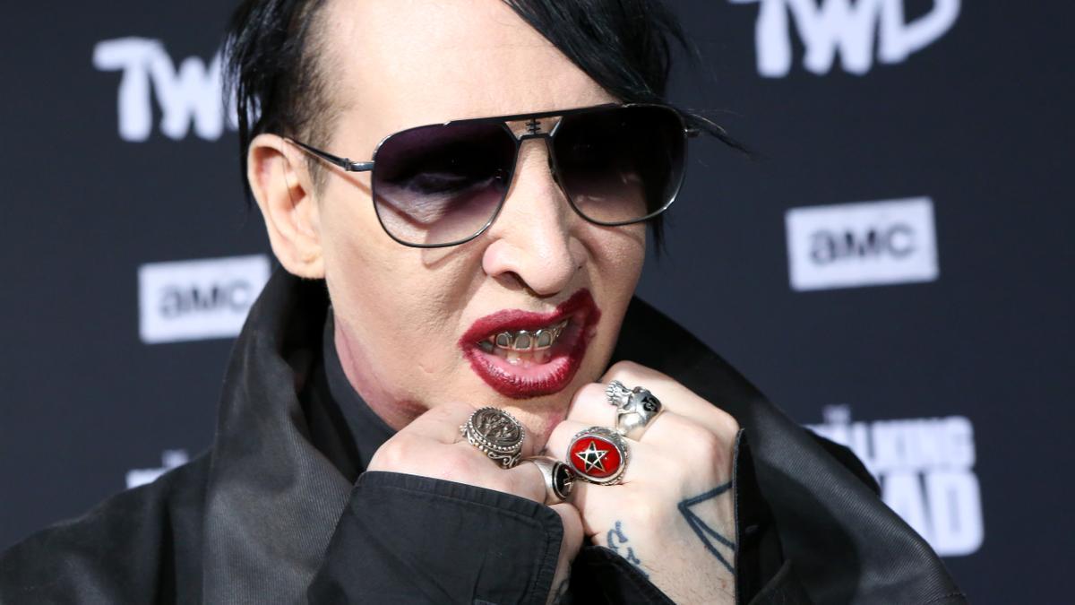 Marilyn Manson, en la gala de presentación de una serie en el año 2019.