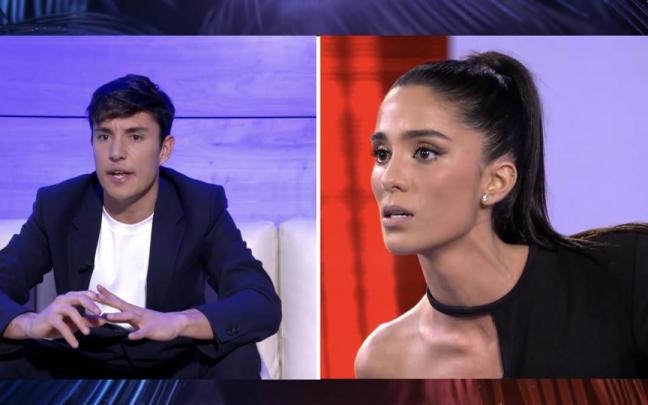 Javi y Claudia protagonizan un tenso cara a cara en el debate de 'La isla de las tentaciones'.