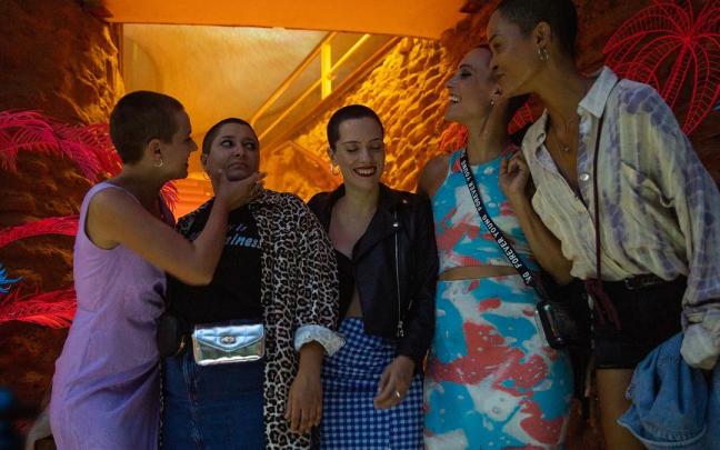 Las actrices protagonistas de la serie ‘Las últimas de la fila’. Las actrices protagonistas de la serie ‘Las últimas de la fila’.