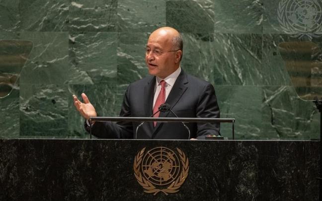 El presidente de Irak, Barham Salí El presidente de Irak, Barham Salí