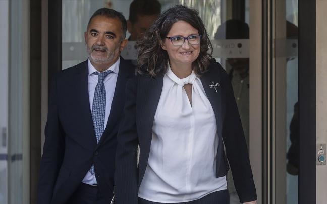 Mónica Oltra, tras acudir a declarar la semana pasada. Mónica Oltra, tras acudir a declarar la semana pasada.