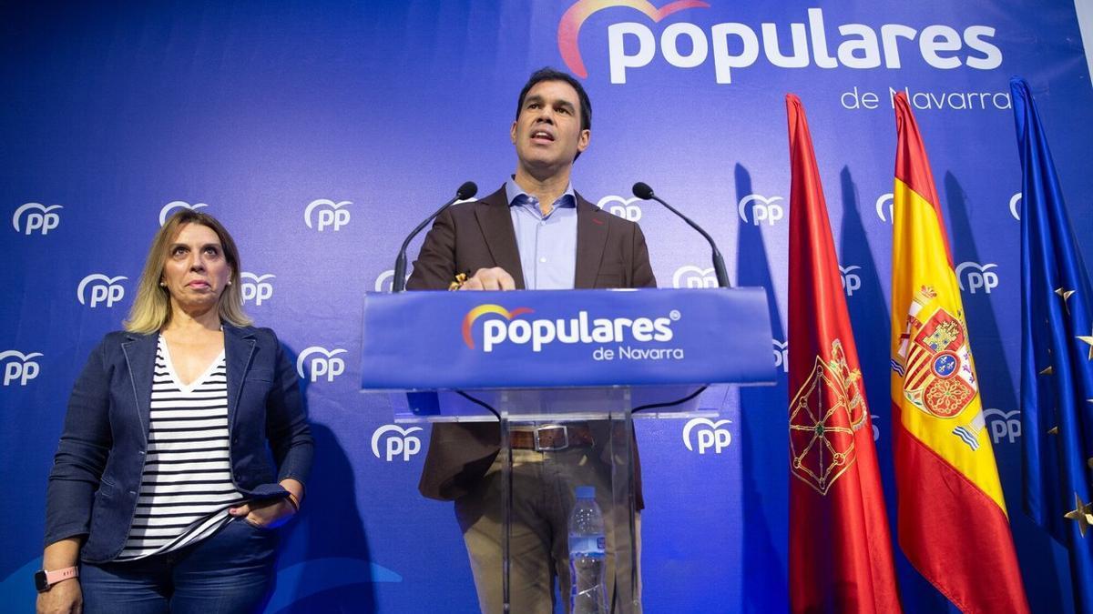 El nuevo presidente del PP en Navarra, Javier García.