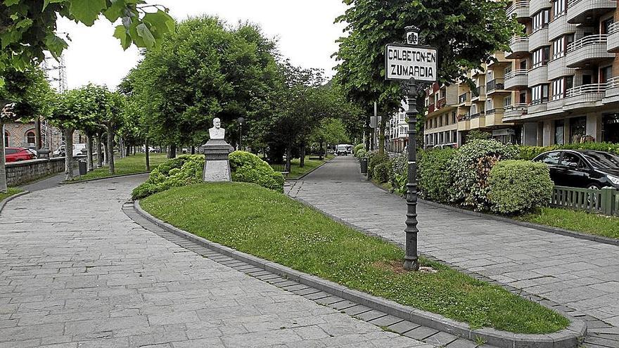 Zona de la Alameda que se verá afectada si se materializa el proyecto del recorrido del valle prehistórico.