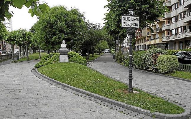 Zona de la Alameda que se ver&aacute; afectada si se materializa el proyecto del recorrido del valle prehist&oacute;rico.