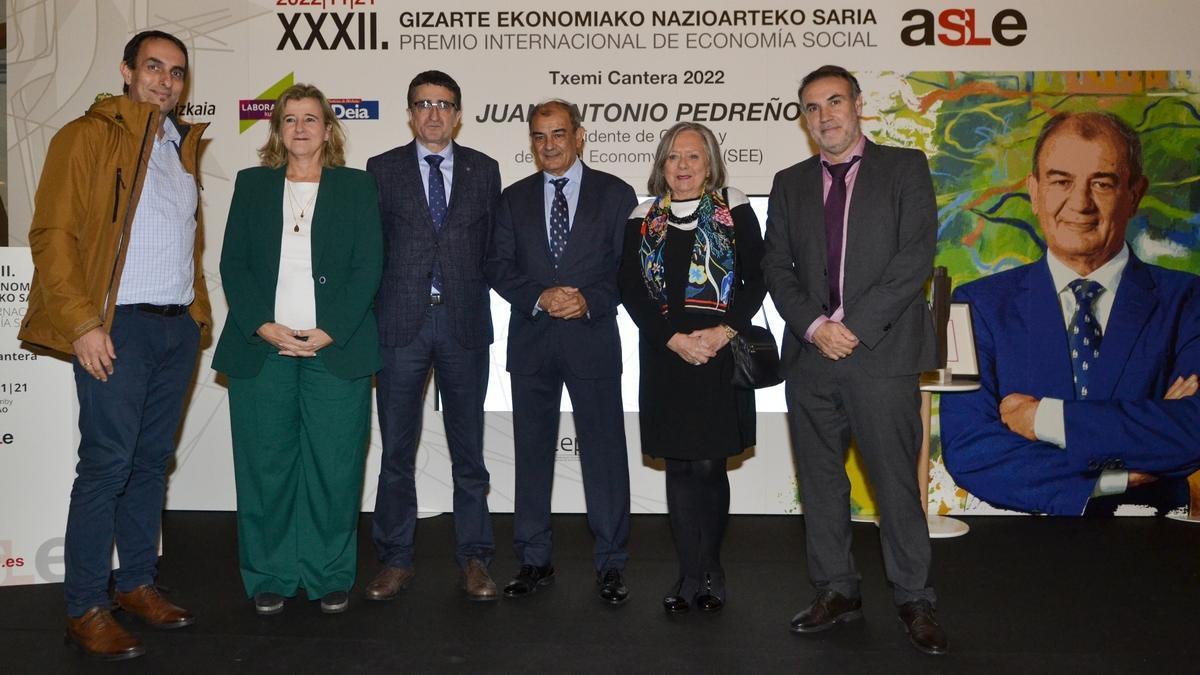 Juan Antonio Pedreño, presidente de la patronal CEPES, recibe el XXXII premio internacional Txemi Cantera de ASLE