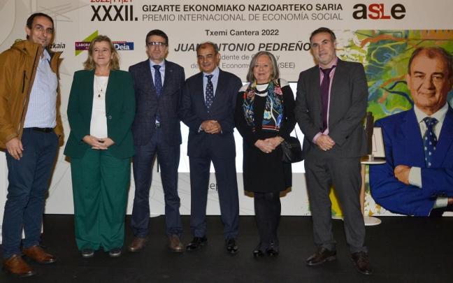 Juan Antonio Pedreño, presidente de la patronal CEPES, recibe el XXXII premio internacional Txemi Cantera de ASLE