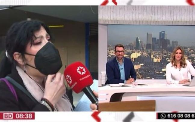 Amaya, la vecina de Móstoles que canta para protestar contra los ruidos, en Telemadrid Amaya, la vecina de Móstoles que canta para protestar contra los ruidos, en Telemadrid