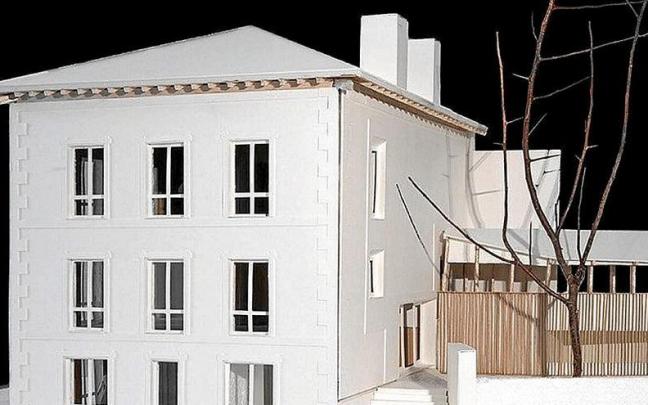 Maqueta de Elizatea con el aspecto que tendrá en cuanto finalice la obra. Maqueta de Elizatea con el aspecto que tendrá en cuanto finalice la obra.