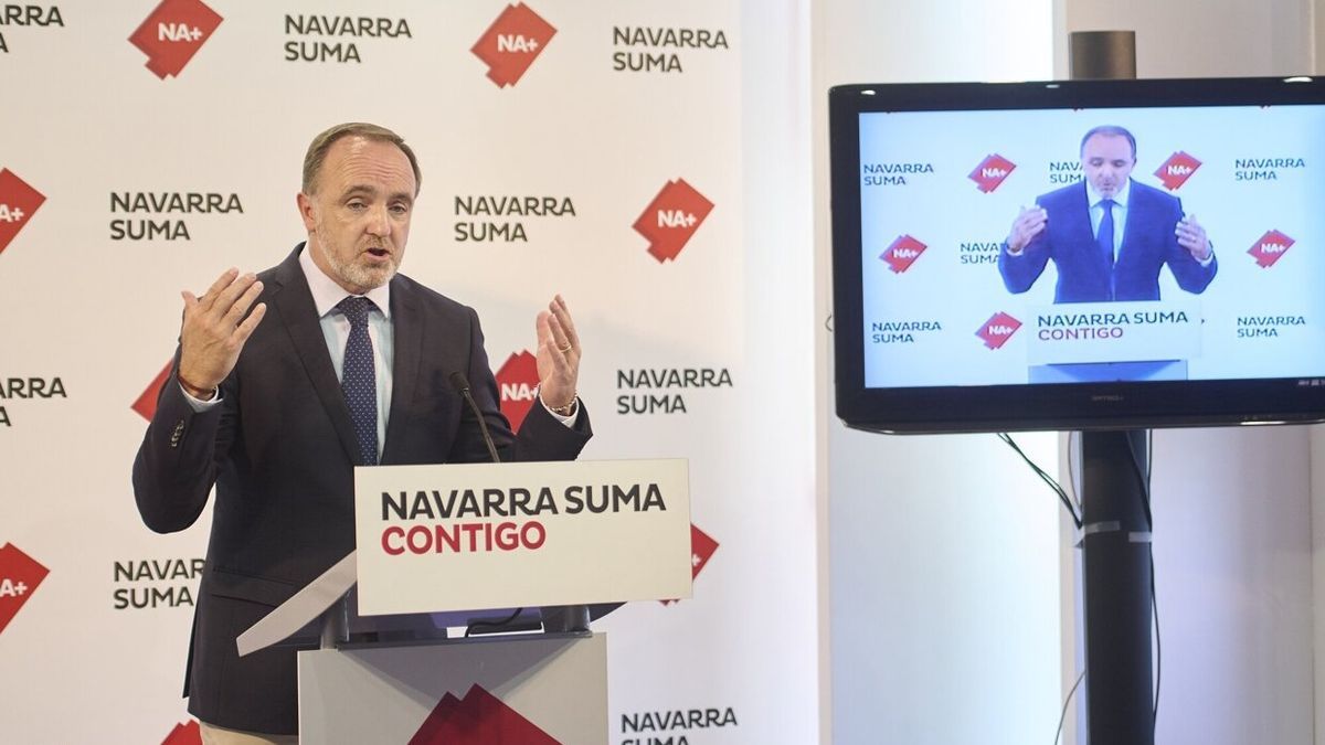 El presidente de UPN y portavoz de Navarra Suma, Javier Esparza, realiza una valoración de la situación actual y del transcurso de la legislatura.