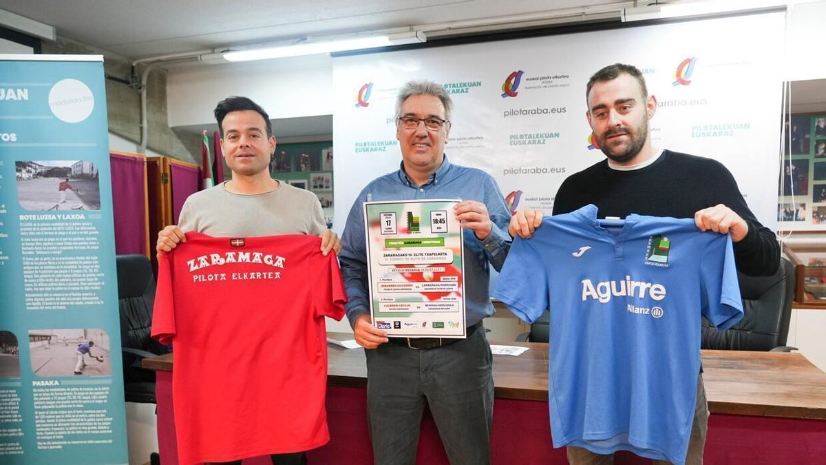 Mikel Rafael, Bordege e Isasmendi han presentado esta mañana el torneo