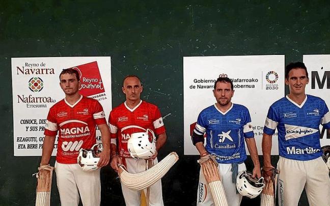 De izquierda a derecha: Saldias, Zeberio II, Matxin III e Ion. | FOTO: CEDIDA