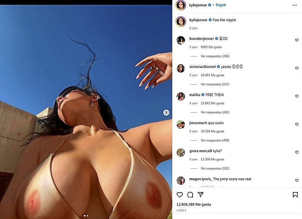 La imagen que compartió Kylie Jenner en Instagram.
