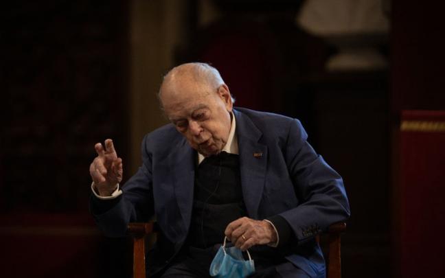 El expresident de la Generalitat Jordi Pujol durante un debate en el que participó en Barcelona el pasado mes de febrero. El expresident de la Generalitat Jordi Pujol durante un debate en el que participó en Barcelona el pasado mes de febrero.