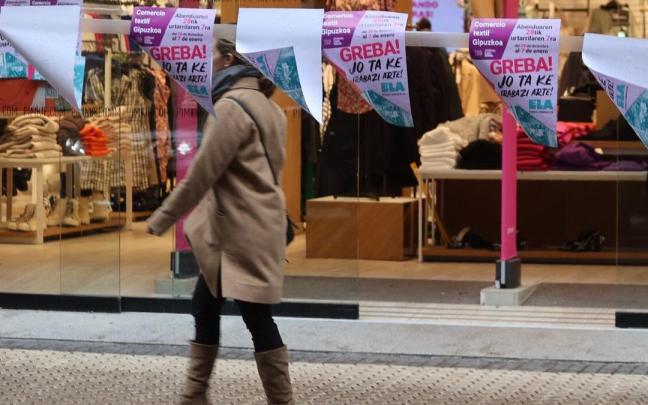 Imagen de archivo de una protesta de las trabajadoras del comercio textil