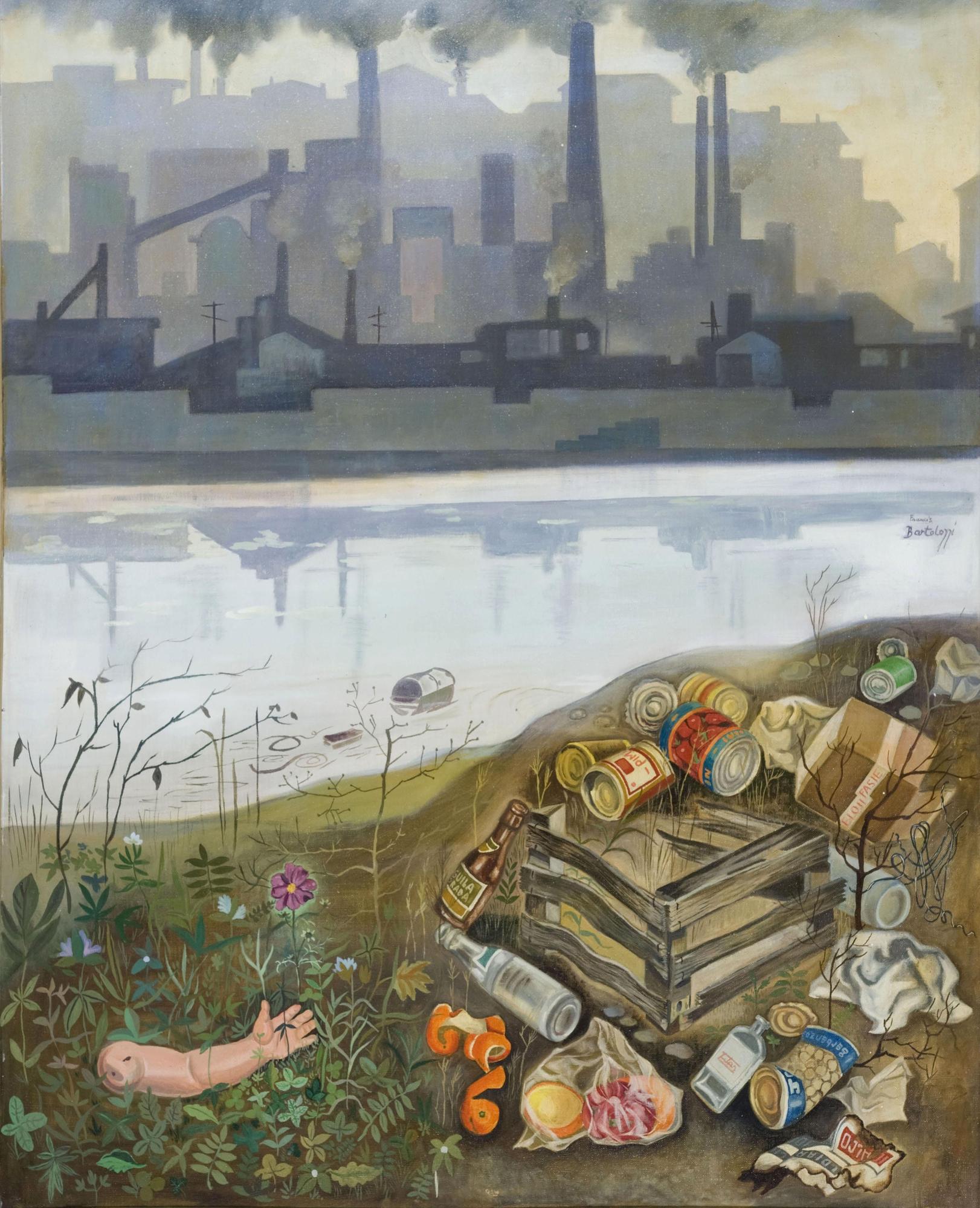 Obra "Contaminación" de Francis Bartolozzi.