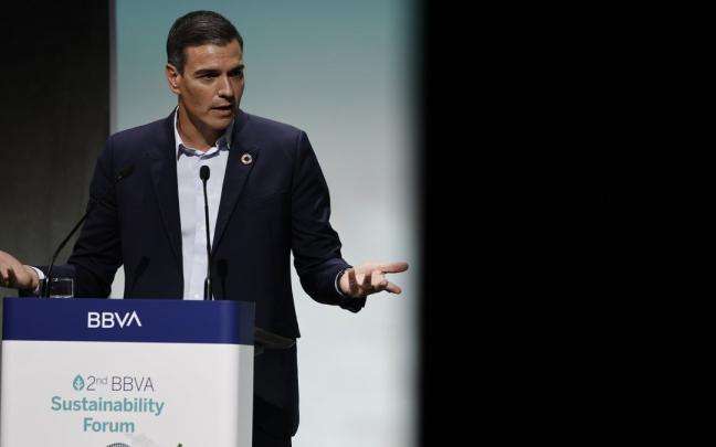 S&aacute;nchez interviene en la inauguraci&oacute;n de la segunda edici&oacute;n del Foro de Sostenibilidad del BBVA.