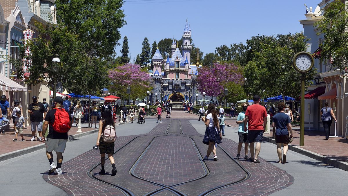 Parque de Disneyland en California.