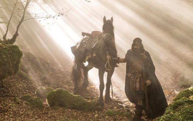 Eneko Sagardoy, en una de las escenas del filme de Paul Urkijo.