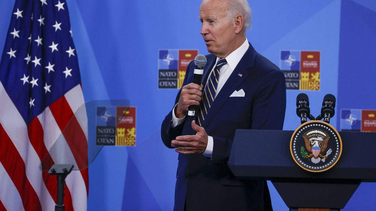 Joe Biden en la cumbre de la OTAN.