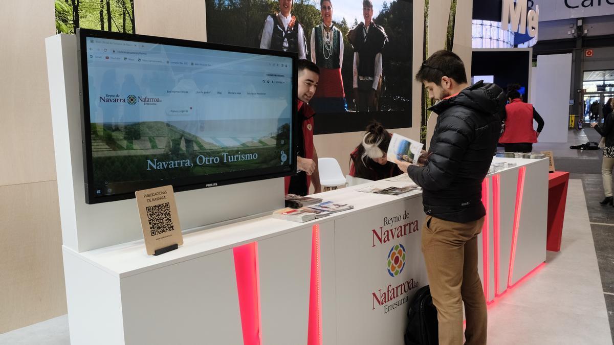 Estand de Navarra en Fitur.