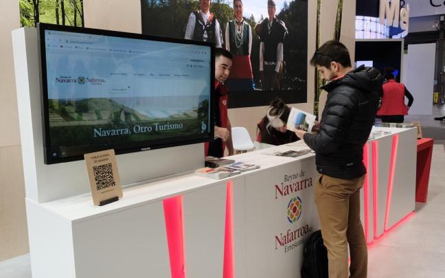 Estand de Navarra en Fitur.
