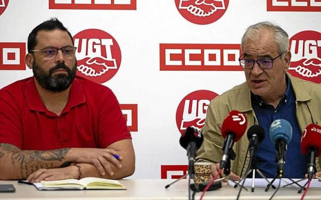 Lorenzo Ríos y Josema Romeo, en una rueda de prensa.