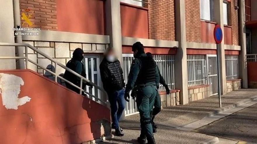 El condenado, en el momento en el que fue detenido.