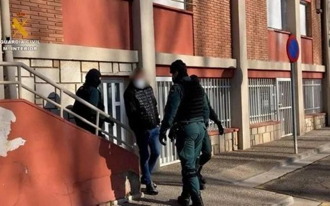 El condenado, en el momento en el que fue detenido.
