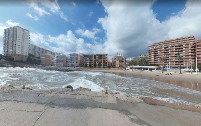 Imagen de archivo de una playa de Cullera. Imagen de archivo de una playa de Cullera.