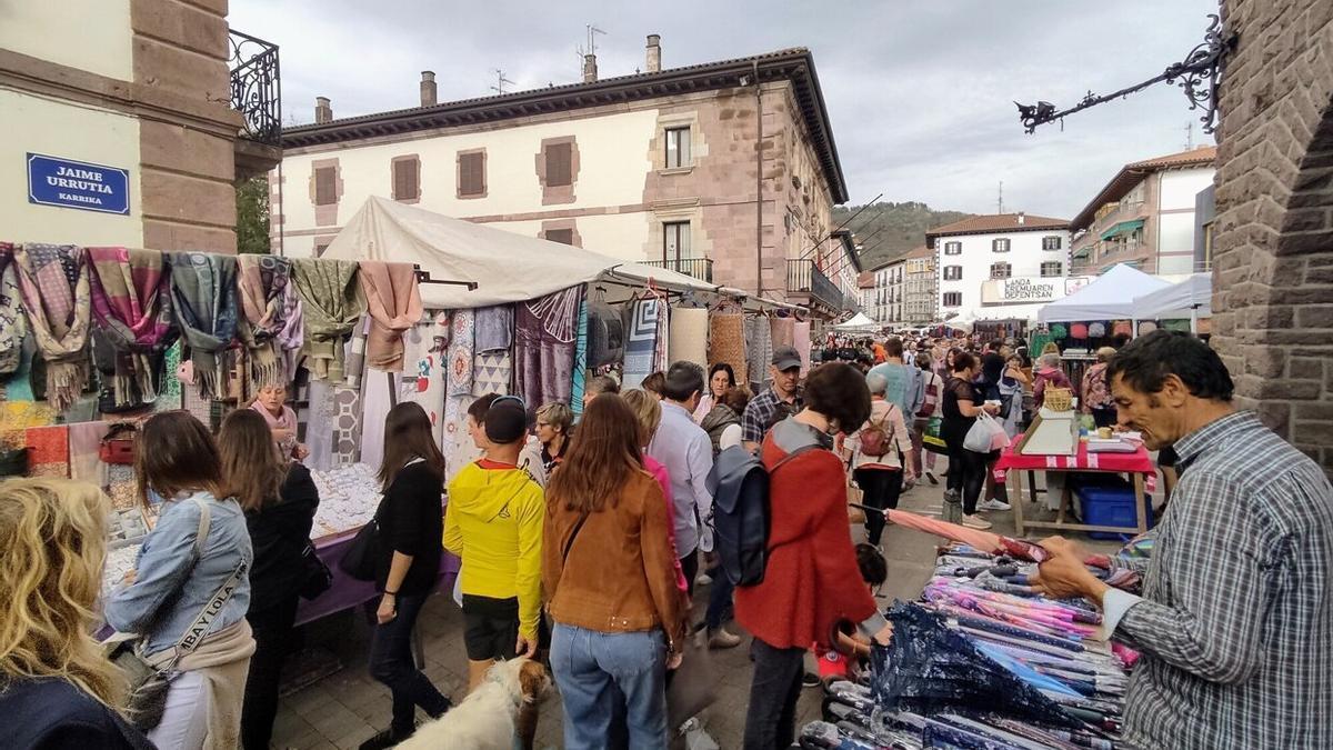 Este sábado también hubo mucha gente en Elizondo.