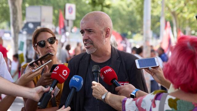 El secretario general de CCOO, Unai Sordo.