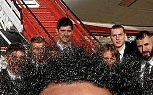 La foto de Marcelo y sus compa&ntilde;eros se hizo muy viral...