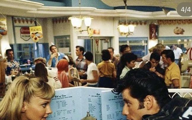 Olivia Newton-John y John Travolta en 'Grease'.