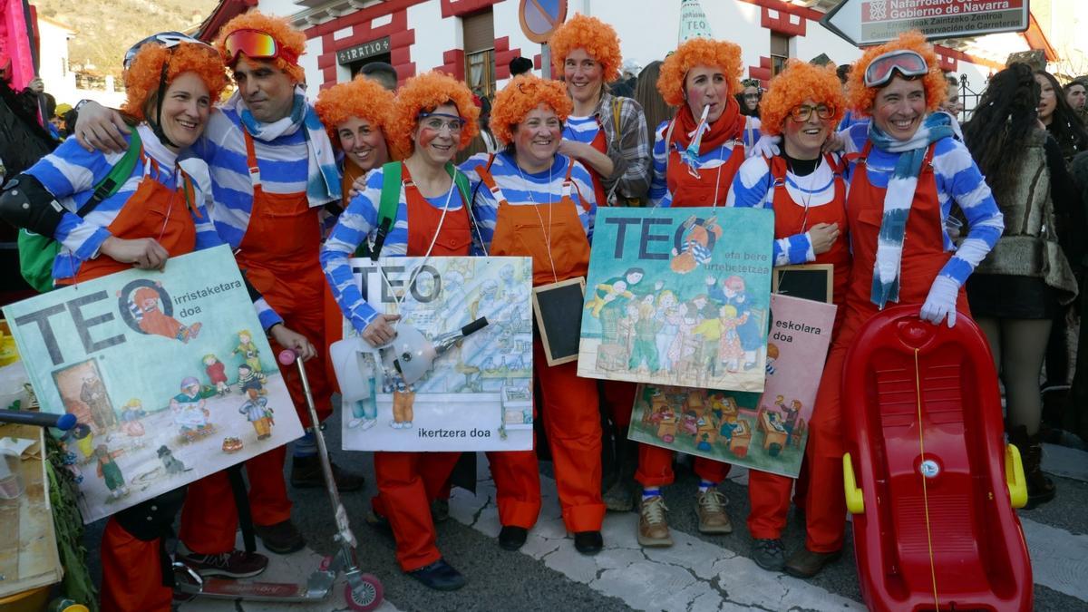 Esta cuadrilla se inspiró en los libros de Teo.