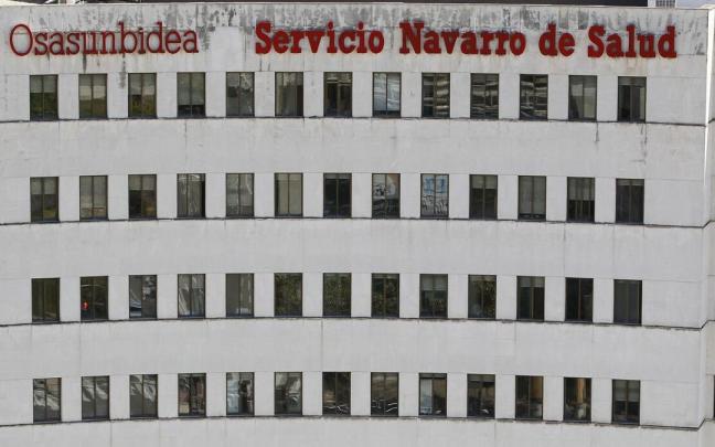 Fachada del edificio de Osasunbidea en la Plaza de la Paz