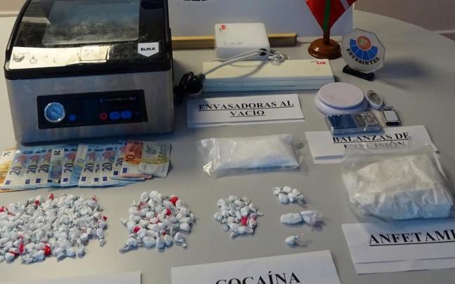 La droga intervenida