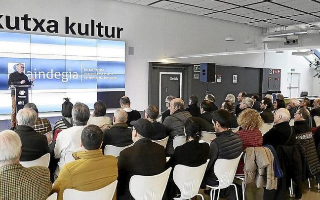 Presentaci&oacute;n del informe de Gaindegia, ayer en las aulas Kutxa de Tabakalera. | FOTO: GORKA ESTRADA