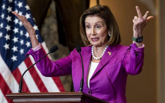 La presidenta del Congreso de Estados Unidos, Nancy Pelosi.