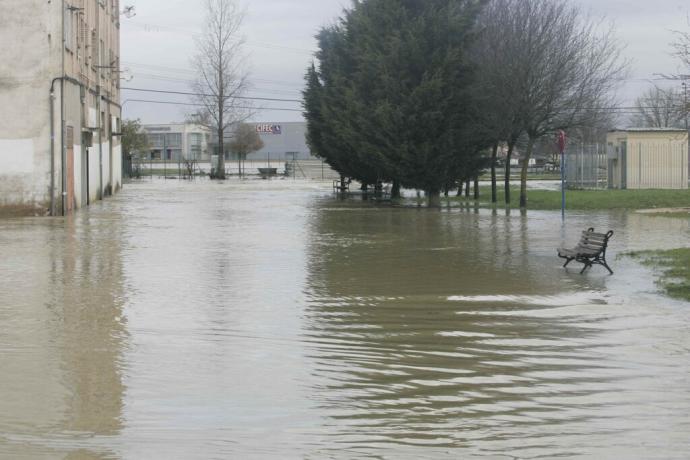 Inundaciones en Astegieta.