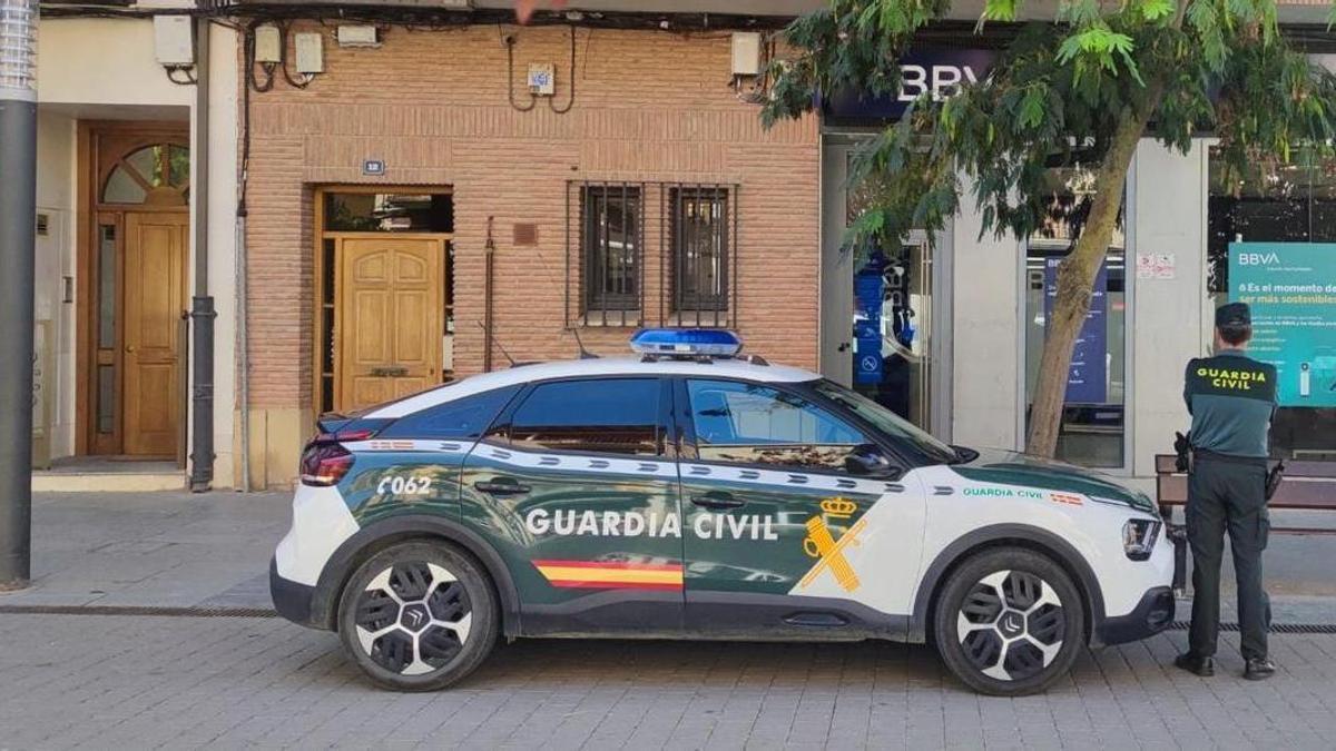 Imagen de un agente de la Guardia Civil de Navarra