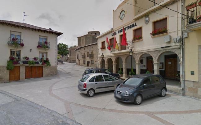 Localidad de Aras, en Tierra Estella.