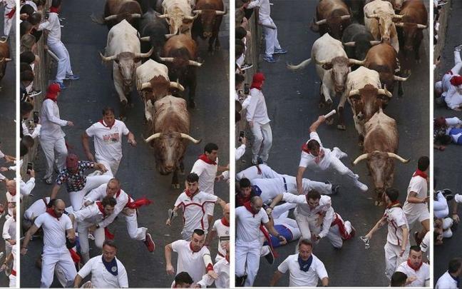 Cuatro im&aacute;genes de la secuencia
