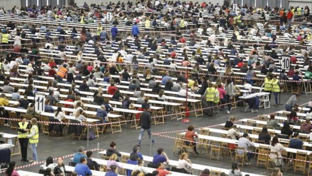 Examen de la OPE, en una imagen de archivo.
