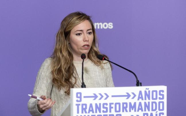 La secretaria de Acción Institucional de Podemos, María Teresa Pérez. La secretaria de Acción Institucional de Podemos, María Teresa Pérez.