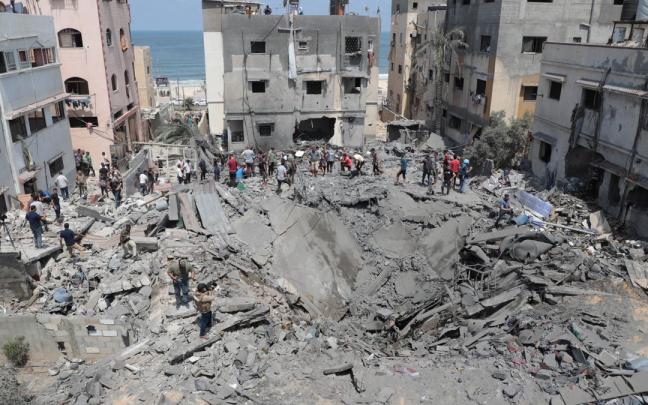 Bombardeo de la aviación israelí sobre la Franja de Gaza Bombardeo de la aviación israelí sobre la Franja de Gaza